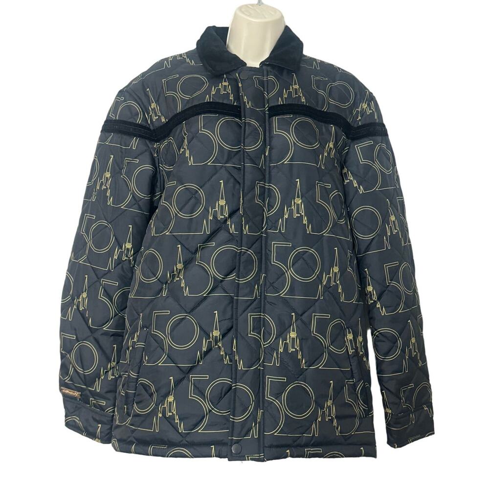 Walt Disney World 50th Anniversary Quilted Jacket Adult Small‎